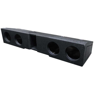 Q Power QBOMB Quad 6.5" Vented Empty Sub Box Enclosure For Chevy/GMC Crew Cab ’07-’20