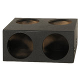 QPOWER QBOMB QUAD 4 HOLE 12" SEALED DURABLE BED LINER EMPTY WOOFER ENCLOSURE BOX