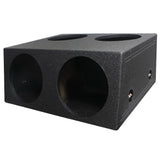 QPOWER QBOMB QUAD 4 HOLE 12" SEALED DURABLE BED LINER EMPTY WOOFER ENCLOSURE BOX