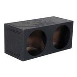 QPower QBOMB Dual Hole 12″ Sealed Square Empty Box Woofer Enclosure | QBOMB12S