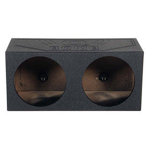 QPower QBOMB Dual Hole 12″ Sealed Square Empty Box Woofer Enclosure | QBOMB12S