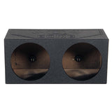QPower QBOMB Dual Hole 12″ Sealed Square Empty Box Woofer Enclosure | QBOMB12S
