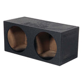 QPower QBOMB Dual Hole 12″ Sealed Square Empty Box Woofer Enclosure | QBOMB12S