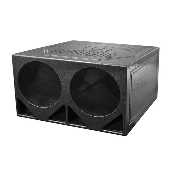 QPower QBOMB Dual 12″ Triangular Ported Vented Sub Woofer Enclosure Box