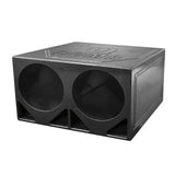 QPower QBOMB Dual 12″ Triangular Ported Vented Sub Woofer Enclosure Box
