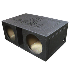 QPower QBOMB Dual Hole 12″ SPL Vented Extra Large Empty Sub Woofer Enclosure Box