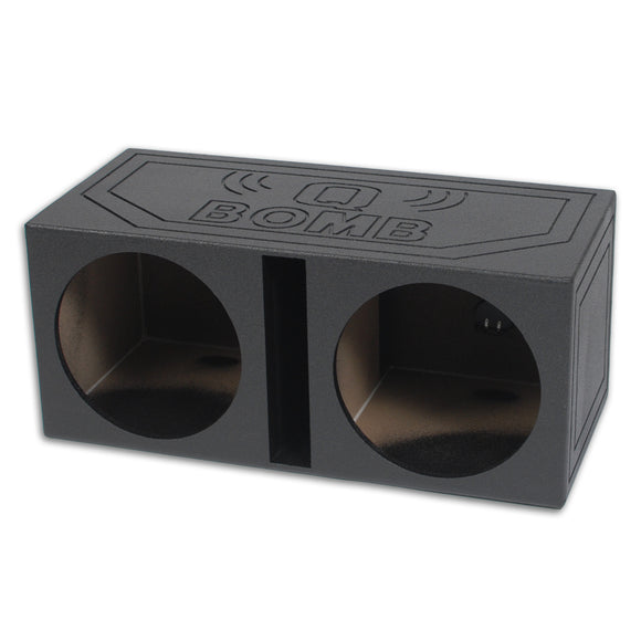 QPower QBOMB Dual 15″ Slot Ported Vented Empty Sub Woofer Enclosure Box