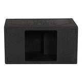 Qpower QBOMB Single 15" Large Side Ported Subwoofer Enclosure Box w/ Square Hole