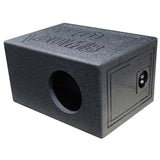 QPOWER QBOMB SINGLE 6.5" TURBO PORTED VENTED SUBWOOFER ENCLOSURE BOX