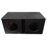 QPower QBOMB Dual 8″ Slot Ported Vented Empty Sub Woofer Enclosure Box