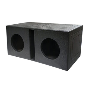 QPower QBOMB Dual 8″ Slot Ported Vented Empty Sub Woofer Enclosure Box
