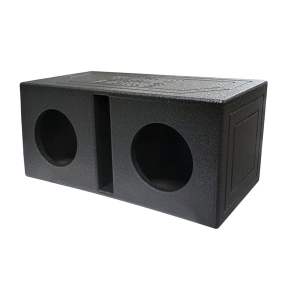 QPower QBOMB Dual 8″ Slot Ported Vented Empty Sub Woofer Enclosure Box