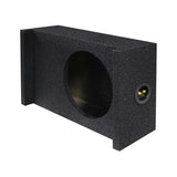 QPower QBOMB Single 10" Shallow Sealed Universal Downfire Behind Seat Subwoofer Box