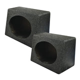 QPOWER QBOMB 6×9" WEDGE STYLE SEALED EMPTY SPEAKER BOX ENCLOSURES (PAIR)