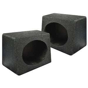 QPOWER QBOMB 6×9" WEDGE STYLE SEALED EMPTY SPEAKER BOX ENCLOSURES (PAIR)
