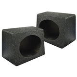 QPOWER QBOMB 6×9" WEDGE STYLE SEALED EMPTY SPEAKER BOX ENCLOSURES (PAIR)