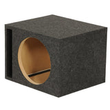 Q Power Single 10" Vented Heavy Duty Subwoofer Enclosure | QHD110V
