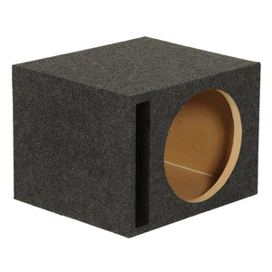 Q Power Single 10" Vented Heavy Duty Subwoofer Enclosure | QHD110V