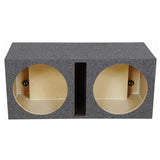 Q Power Dual 15″ Vented Heavy Duty Empty Woofer Box | QHD215V