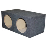 QPOWER DUAL 15" 15 INCH SEALED HEAVY DUTY SQUARE EMPTY SUB WOOFER BOX | QMPSQ15E