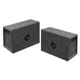 2 x QPower 6×9" Sealed Angled Front Empty Speaker Boxes