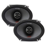 ALPINE R-S68 6 x 8" 2-WAY CAR COAXIAL SPEAKERS