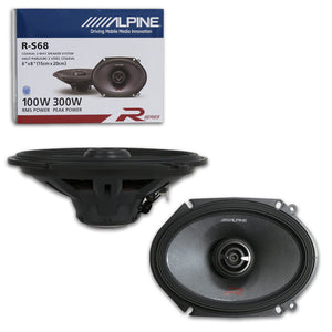 ALPINE R-S68 6 x 8" 2-WAY CAR COAXIAL SPEAKERS