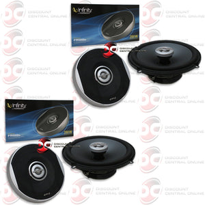 4 X  INFINITY PR6502IS 6.5" 2-WAY CAR AUDIO COAXIAL SPEAKERS