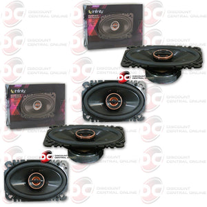Infinity REF-6422cfx 4x6" 2-way Car Speakers (2 Pairs)