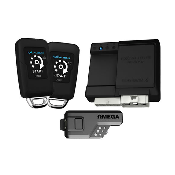 Excalibur RS-271 1-Button Remote Start Keyless Entry System 1,500 Ft. Range