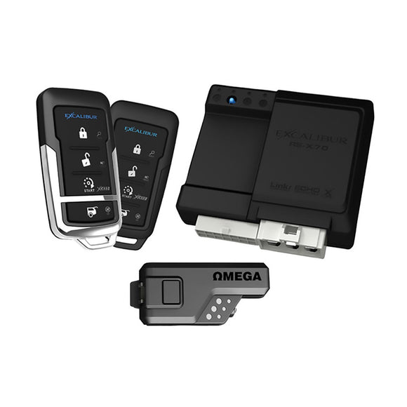 Excalibur RS-370 4 Button Remote Start Keyless Entry System with 1500 Foot Range