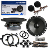 ALPINE S-S65C 6.5" 2-WAY CAR COMPONENT SPEAKER SYSTEM (S-SERIES)