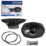 ALPINE S-S69 6x9" 2-WAY CAR COAXIAL SPEAKERS (S-SERIES)