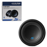 Alpine S-W10D4 10" Dual 4 Ohm Voice Coils Car Subwoofer