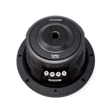 Alpine S-W8D4 8" Dual 4 Ohm Voice Coils Car Subwoofer