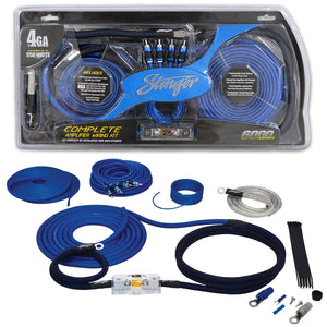 STINGER SK6641 4 GAUGE 6000 SERIES COMPLETE AMPLIFIER INSTALLATION WIRING KIT