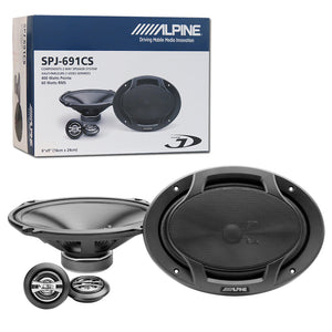 Alpine SPJ-691CS 6x9" 2-way Car Component Speaker System