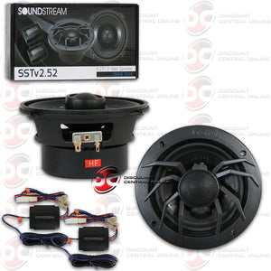 SOUNDSTREAM SSTV2.52 5.25" 2-WAY CAR COAXIAL SPEAKERS