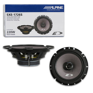 ALPINE SXE-1726S 6.5" 2-WAY CAR COAXIAL SPEAKERS