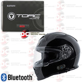 TORC T14B MAKO MOTORCYCLE HELMET WITH BUILT-IN BLUETOOTH COMMUNICATION