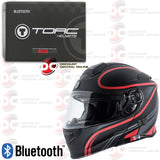 TORC T28B VAPOR MODULAR MOTORCYCLE HELMET WITH BLUETOOTH