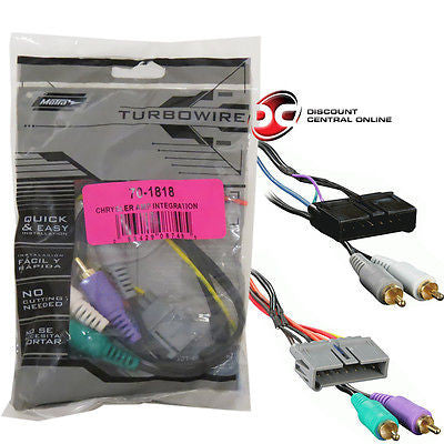 METRA 70-1818 LOW LEVEL AMPLIFIER INTEGRATION HARNESS FOR SELECT CHRYSLER