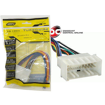 METRA 70-1004 WIRING HARNESS FOR SELECT 2005-UP KIA/ HYUNDAI VEHICLES