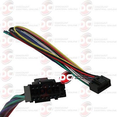 KENWOOD 16 PIN WIRING HARNESS FOR SELECT KENWOOD HEADUNITS STEREOS RADIOS