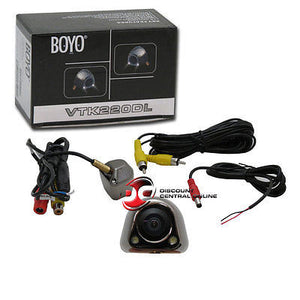 BOYO-VTK220DL Universal Waterproof License Plate Hole Rearview Backup Camera