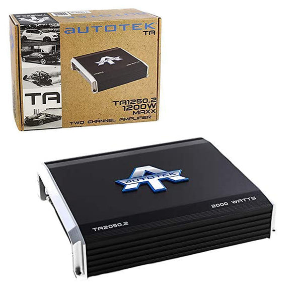 Autotek TA2050.2 TA Series Class AB 2-Channel Car Amplifier 1200W