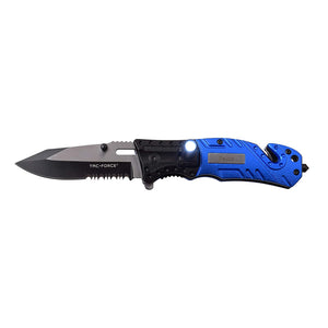 TAC Force Spring Assist Pocket Folding Knife 3.25" Half-Serrated Blade | TF-835PD