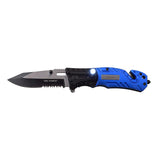 TAC Force Spring Assist Pocket Folding Knife 3.25" Half-Serrated Blade | TF-835PD
