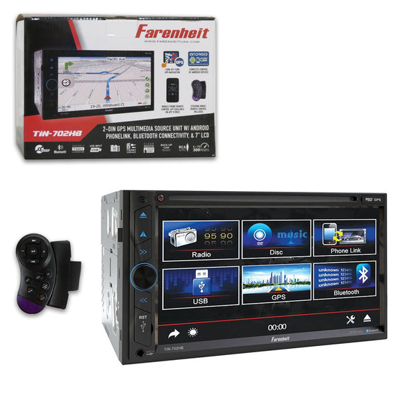 FARENHEIT TIN-702HB 2-DIN 7