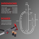 TERA PUMP TREP01 BATTERY POWERED FUEL TRANSFER PUMP WITH NOZZLE TRIGGER